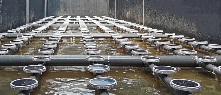 DISC DIFFUSER I SPILDEVANDSTEKNOLOGI